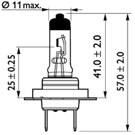 Лампа 24V H7 13972 MasterDuty 70W PX26d в коробке 1 шт.