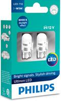 W5W 12V-LED 1 0W (W2 1x9 5d) 6000K (карт.уп. 2шт.) T10