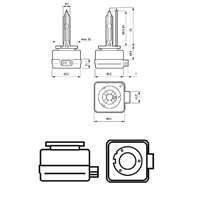Лампа d1s 85v(35w) x-tremevision +150 (gen2) 1шт. картон