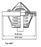 W4457.82D_термостат! Ford Fiesta/Focus/Puma 1.4-1