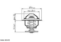 W4820.87D_термостат! Audi A3  VW Golf/Jetta/Passa