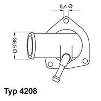 W4208.92D_термостат! Opel Astra/Zafira 1.4/1.6i 1