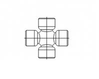 U040 крестовина кардана! d23.82xl61.29 fiat  ford  opel  volvo