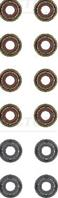 12-52782-01 к-кт колпачков маслосъемных! 6x11/6x10.2 (8) Toyota Starlet/Corolla 1.0-1.5 84&gt