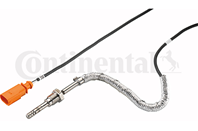 Exhaust fumes temperature sensor