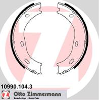 Колодки тормозные барабанные 109901043 от фирмы ZIMMERMANN