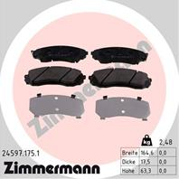 Тормозные дисковые колодки 245971751 от компании ZIMMERMANN