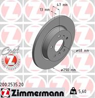 Диск тормозной coat z задний nissan qashqai