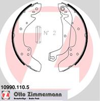 Колодки тормозные барабанные 109901105 от фирмы ZIMMERMANN