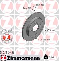 Диск тормозной FORD Coat Z