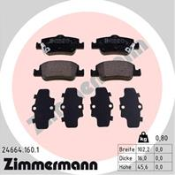 Тормозные дисковые колодки 246641601 от компании ZIMMERMANN