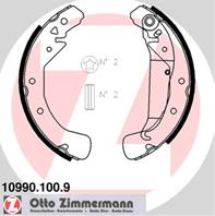 Колодки тормозные барабанные 109901009 от компании ZIMMERMANN
