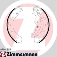Колодки барабанного ручника 109901559 от производителя ZIMMERMANN