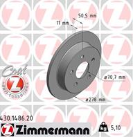 Диск тормозной OPEL Coat Z