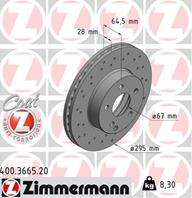 Диск торм mer w204 1.8-2.8 07- пер вент 295x28 (с