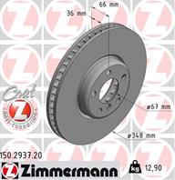 Диск тормозной BMW (non compound disc) RIGHT Coat Z