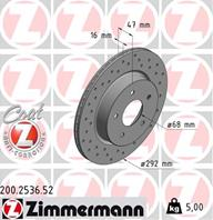Диск тормозной NISSAN SPORT ohne ABE Coat Z