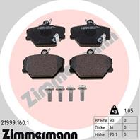 Тормозные дисковые колодки 219991601 от компании ZIMMERMANN
