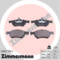 Тормозные дисковые колодки 238071901 от компании ZIMMERMANN