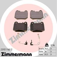 КОЛОДКИ ТОРМ. ЗАД. MERCEDES W163 ML430_ML55AMG 98-05