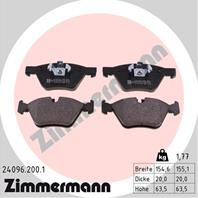 Колодки тормозные дисковые BMW
