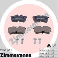 Тормозные дисковые колодки 233531501 от фирмы ZIMMERMANN