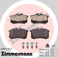 КОЛОДКИ ТОРМ. ЗАД. AUDI A4_VW GOLF II_III__SEAT EXEO 09-&gt_TOLEDO_PEUGEOT 405