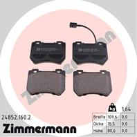 Тормозные дисковые колодки 248521602 от фирмы ZIMMERMANN