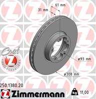 Диск тормозной FORD Coat Z