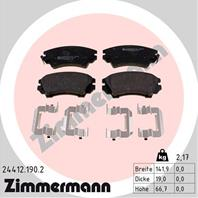 Тормозные дисковые колодки 244121902 от компании ZIMMERMANN