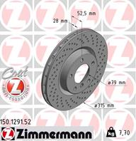 ДИСК ТОРМ BMW M3 3.0 (E36)/ПРАВ./09. 93-09. 95/F/315*28