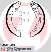 Колодки тормозные барабанные 109901020 от производителя ZIMMERMANN