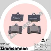 К-кт колодки зад cit c5 1.6-3.0 hdi/16v/v6 01-