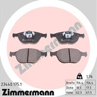 Тормозные дисковые колодки 234401751 от фирмы ZIMMERMANN