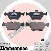 КОЛОДКИ ТОРМ BMW E32_E34 MOTM20_M21_M30_M40_M43_M50_M51_M60_M70 ПЕР 00--&gt