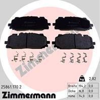 Колодки торм диск пер vw touareg 3.0 17- / audi a4 15-  a5 09-  a7 17-  a8 17-  q5 16-  q7 15-