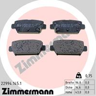 Комплект колодок для дисковых тормозов