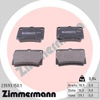 Тормозные дисковые колодки 235931501 от компании ZIMMERMANN