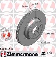 Диск торм bmw e90/e91/e92/e84 2.8/3.0/2.5d-3.5d 05