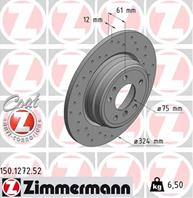 Диск тормозной bmw e38 728  735i  r  324*12 sport