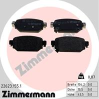 Комплект колодок для дисковых тормозов