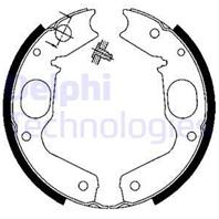 Барабанные тормозные колодки задние LS1898 от фирмы DELPHI