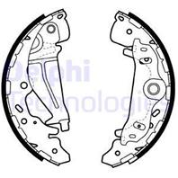 Барабанные тормозные колодки задние LS1987 от фирмы DELPHI