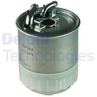 WK842/23x Фильтр топл. MB W211/W221/Sprinter CDI 05-&gt трубки в одну сторону