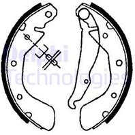 [LS1622] DELPHI Колодки тормозные задние комплект на ось