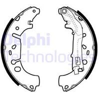 [LS1981] DELPHI Колодки тормозные задние комплект на ось