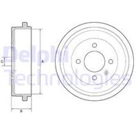 Beben hamulcowy tyl seat mii skoda citigo vw up 1.0/1.0cng/electric