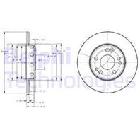 [BG2314] Delphi Диск тормозной передний