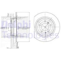 [BG2431] Delphi Диск тормозной задний