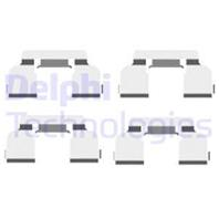 DELPHI LX0410 Пружины прижимные дисковых колодок к-т.RENAULT LOGAN/CLIO 1.2-2.0 98- перед.